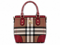 Burberry Plaid Handbag with Matching Wallet