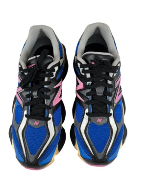 New Balance 9060 Blue Pink Black Lace Up Low Top Men Athletic Sneakers